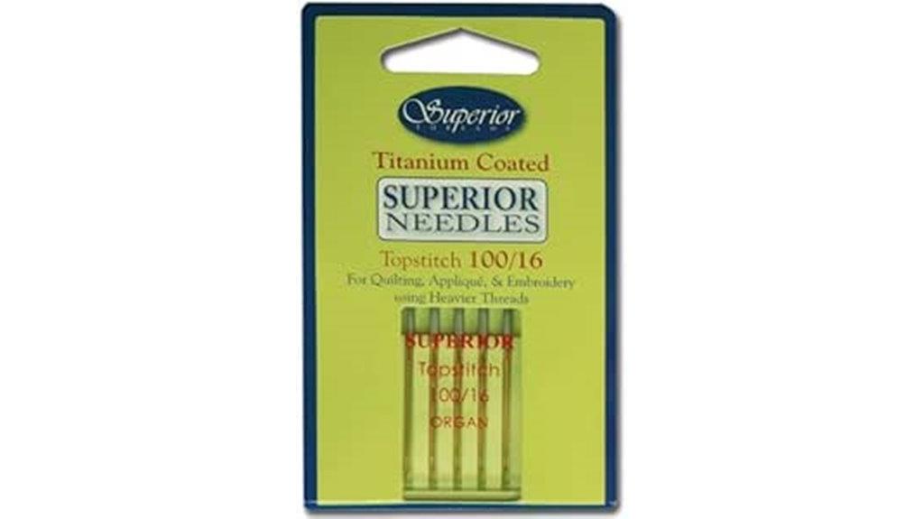titanium coated sewing needles