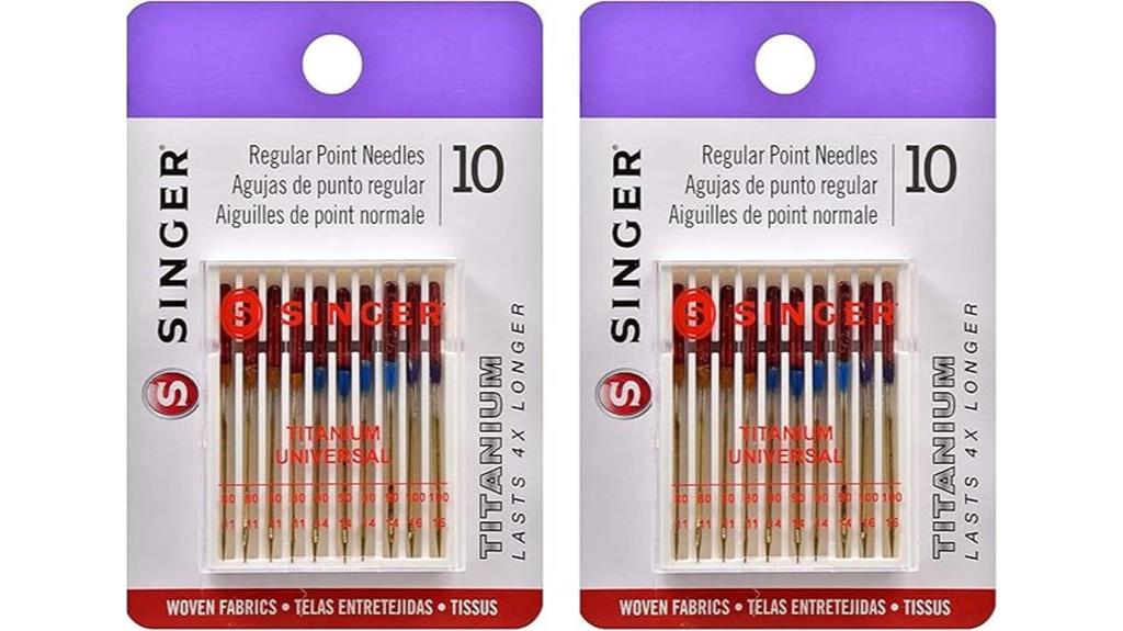 titanium needles for fabric