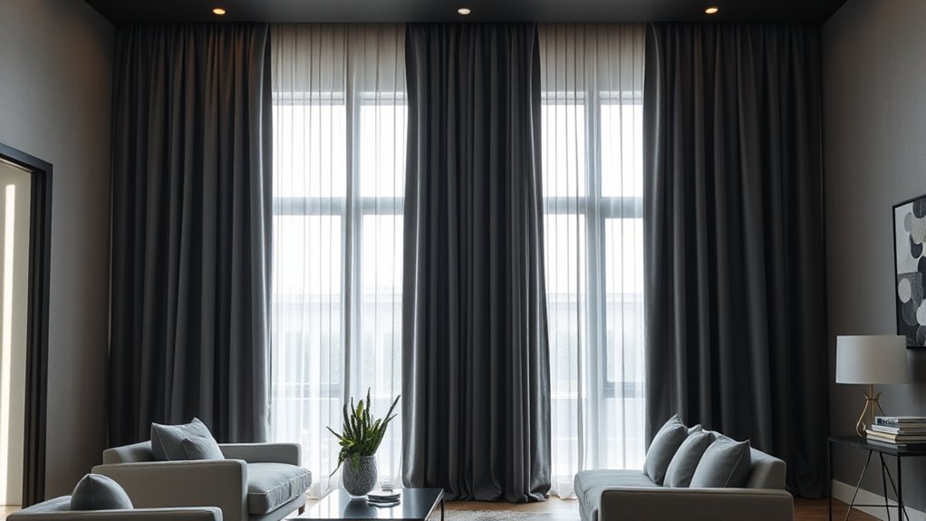 top acoustic curtain guide