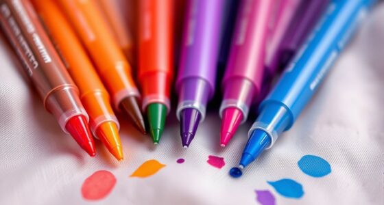 top air erasable fabric markers
