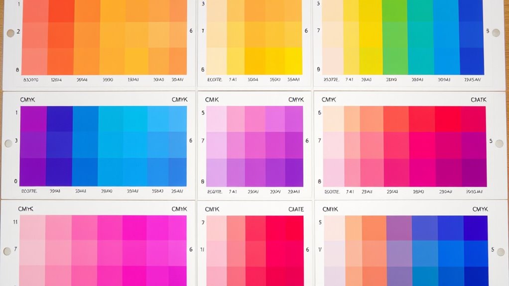 top cmyk color chart options