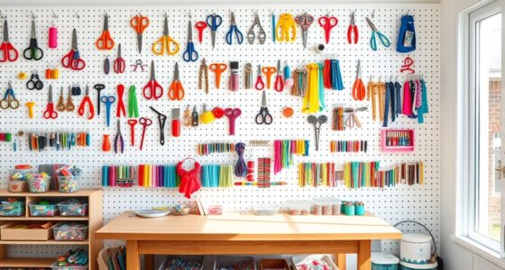 top craft pegboard organization