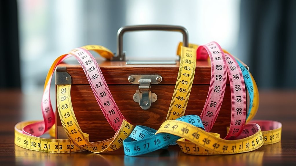 top dressmaker measuring tapes
