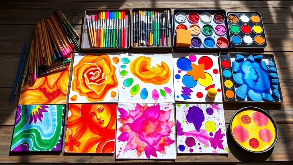 top fabric painting sets