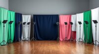 top fabric photo backdrop stands