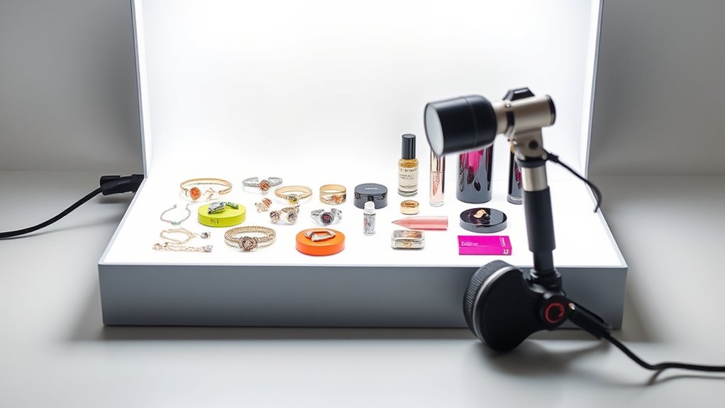 top product photography lighting
