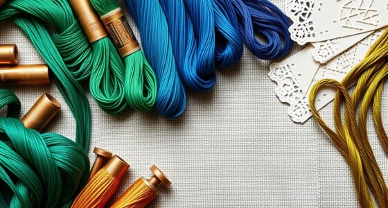top silk stitching threads