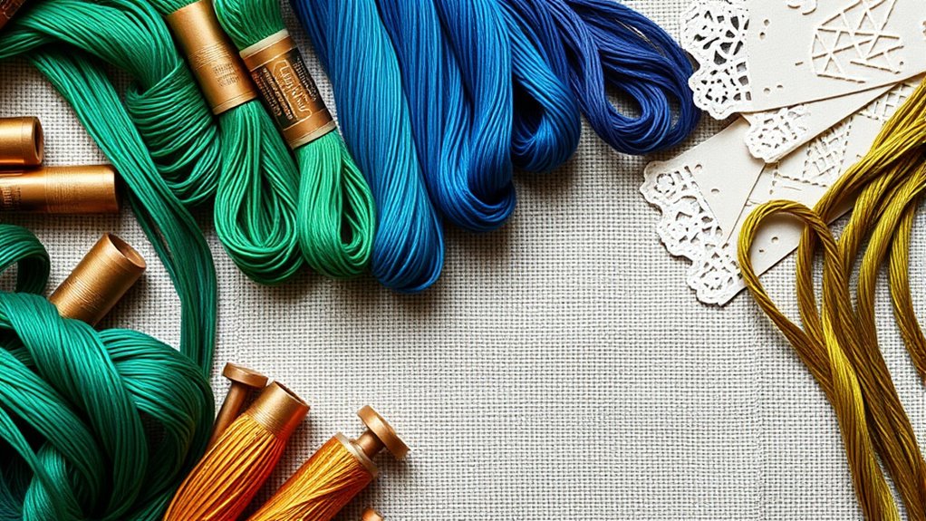 top silk stitching threads