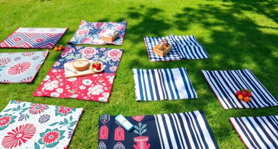 top stain resistant picnic blankets