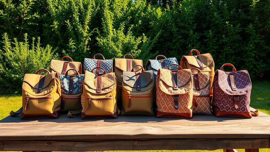 top sustainable canvas backpacks
