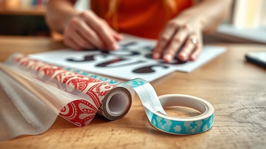 top vinyl fabric transfer tapes