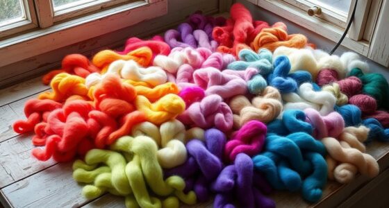 top wool roving for felting