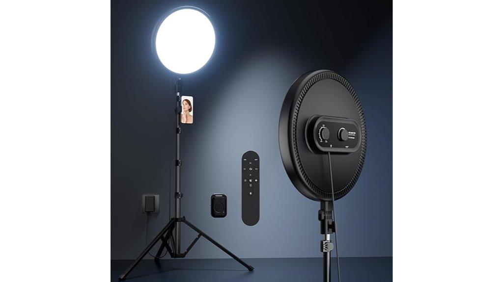 tripod ring light holder