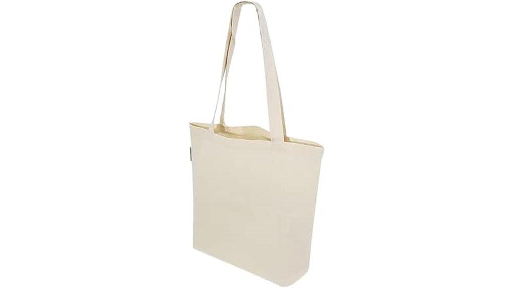 twelve organic canvas totes
