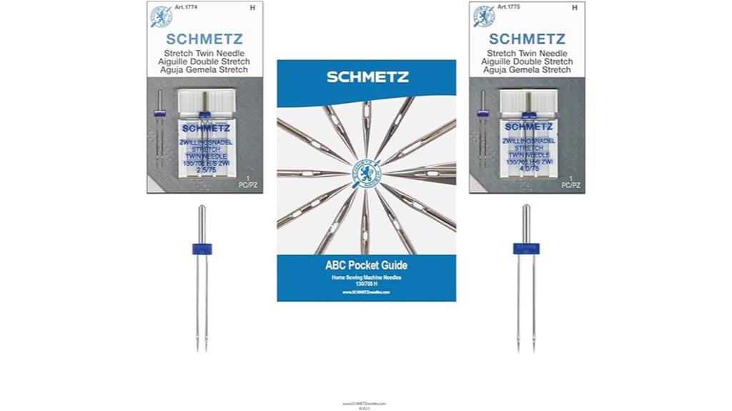 twin stretch sewing needles
