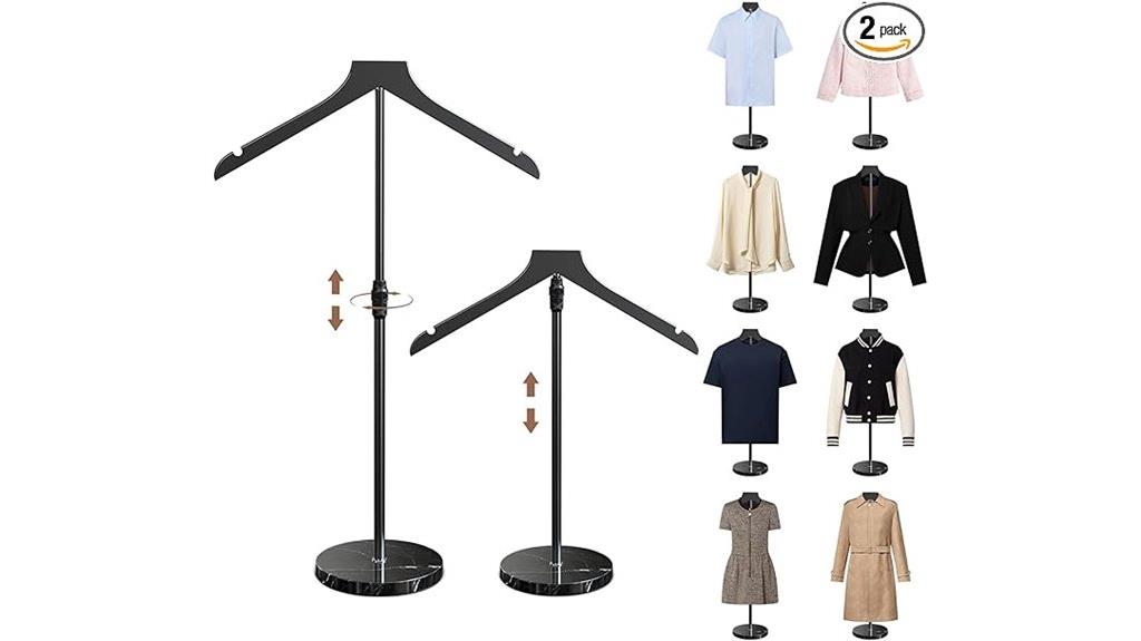 two mannequin torso set