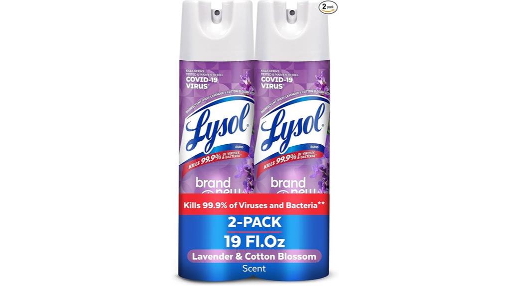 two pack lysol spray