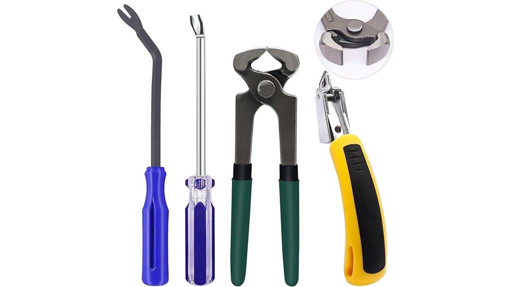 upholstery staple remover set