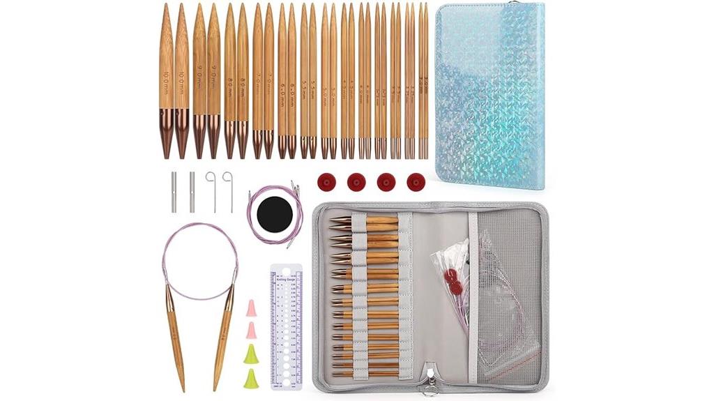 versatile 13 pair knitting set