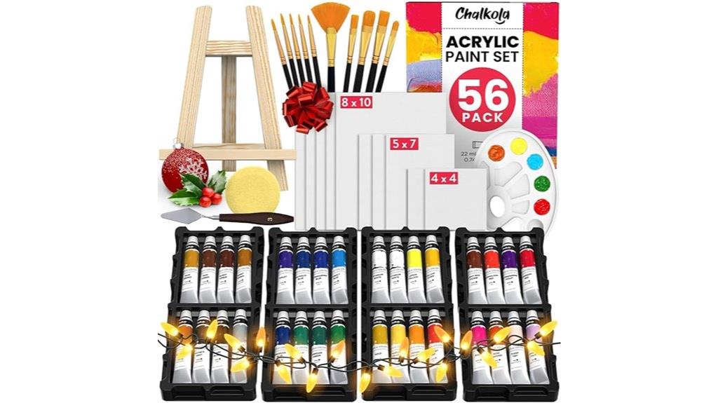 vibrant acrylic paint set