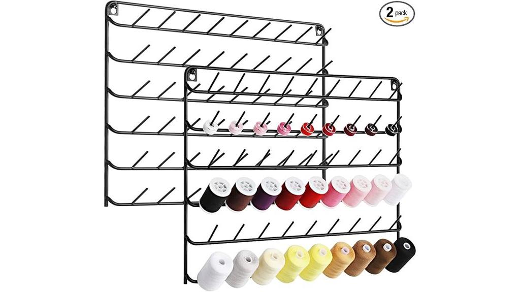wall mounted thread holder set