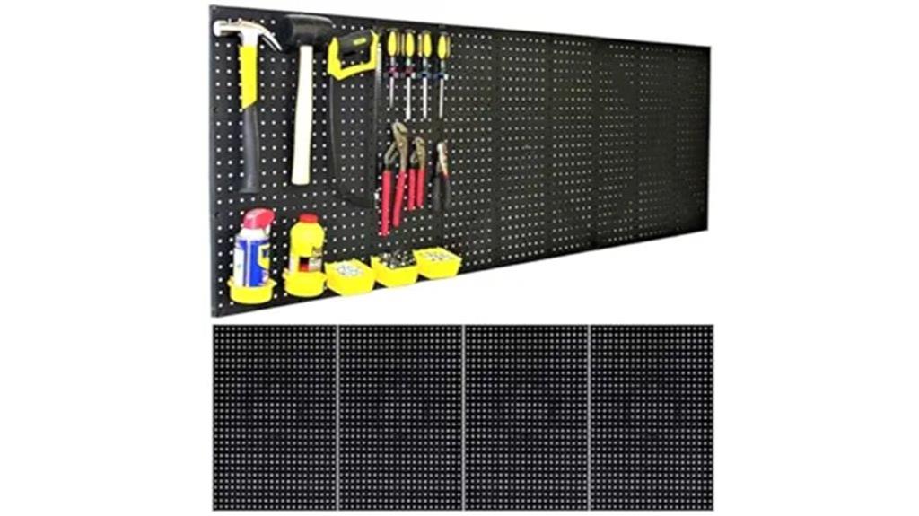 wall pegboard organizer kit