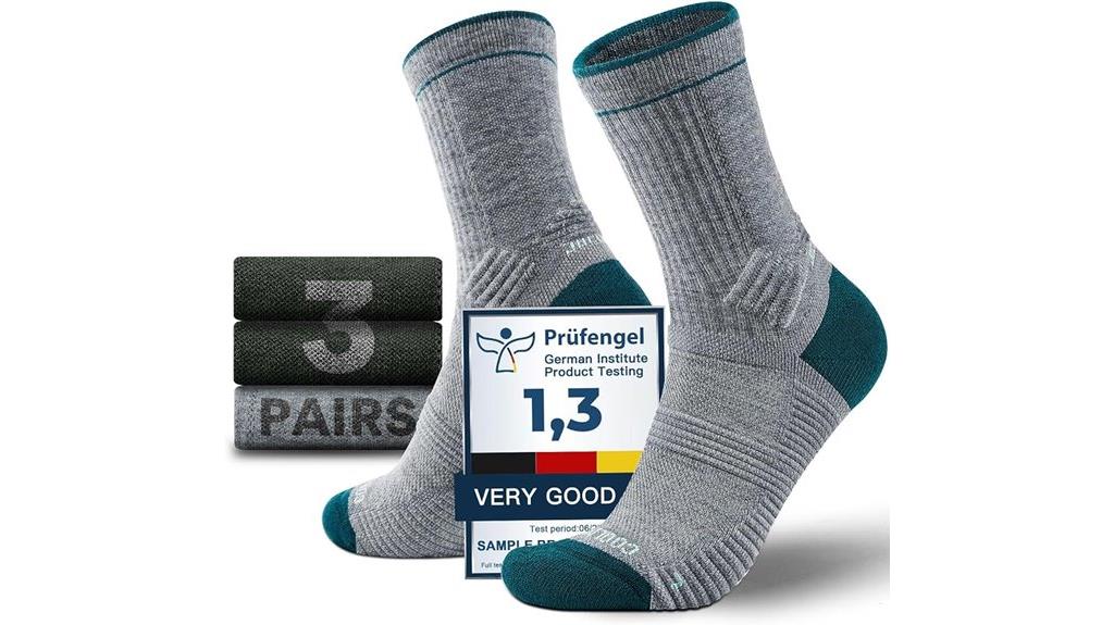 warm midweight wool socks