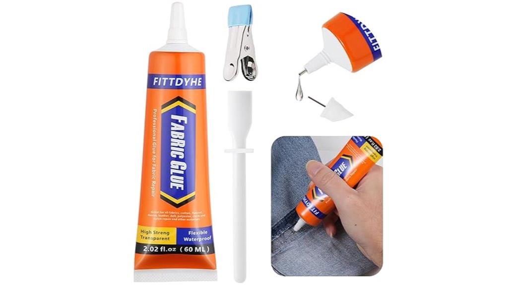 washable 60ml clear fabric glue