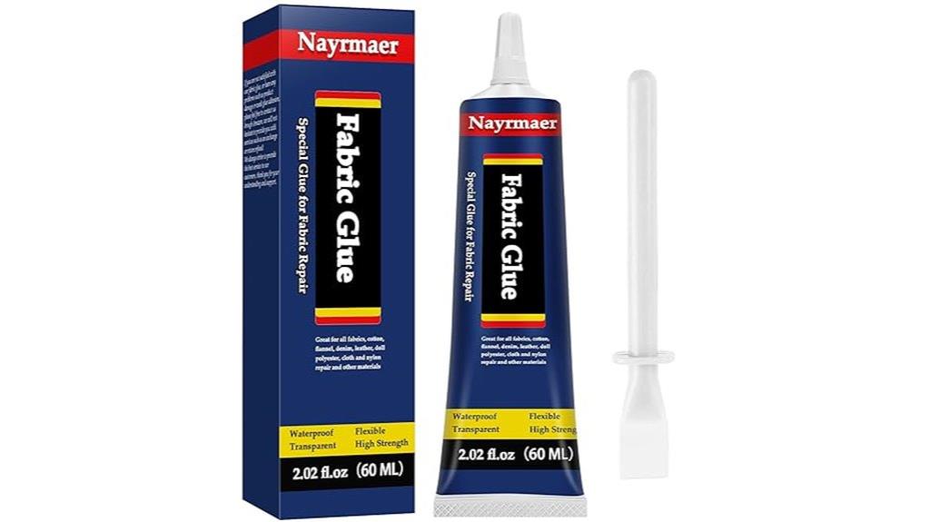 washable clear fabric adhesive