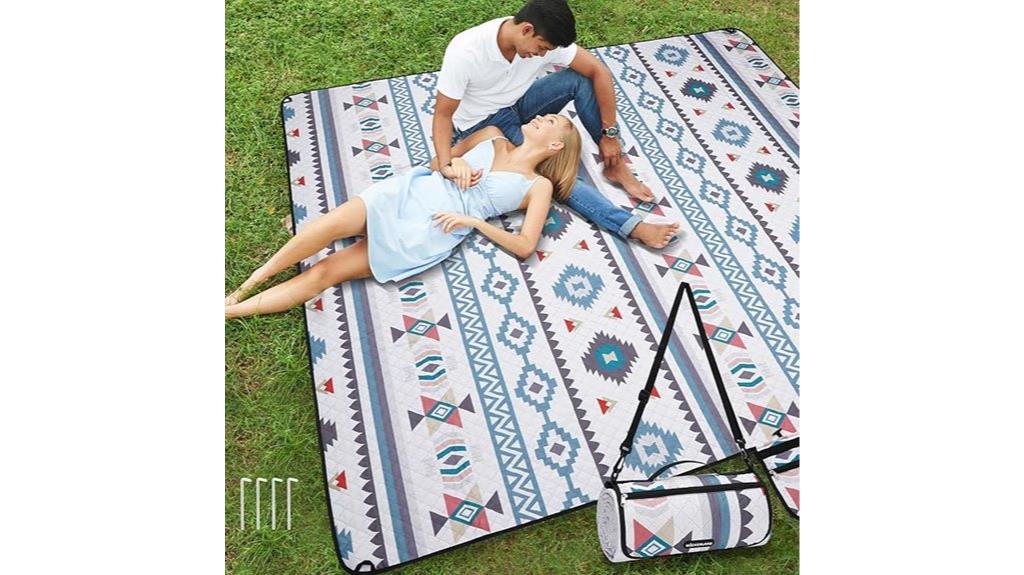 waterproof beach blanket strap