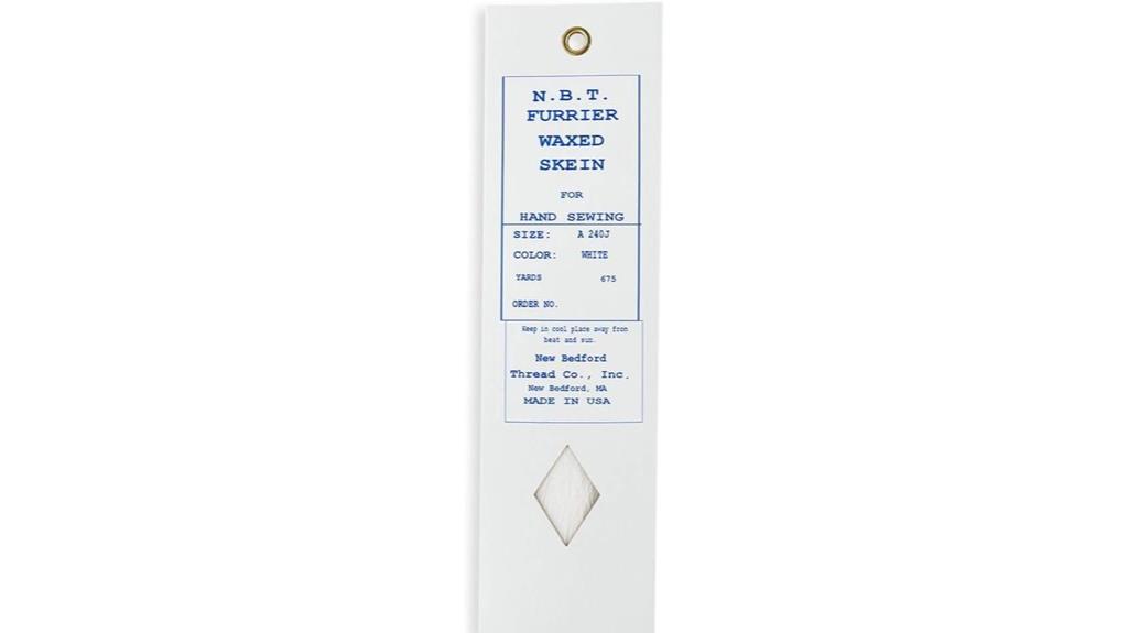 waxed silamide sewing thread