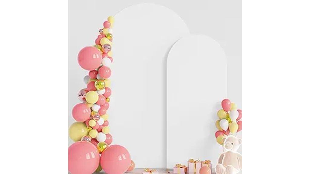 wedding arch backdrop set