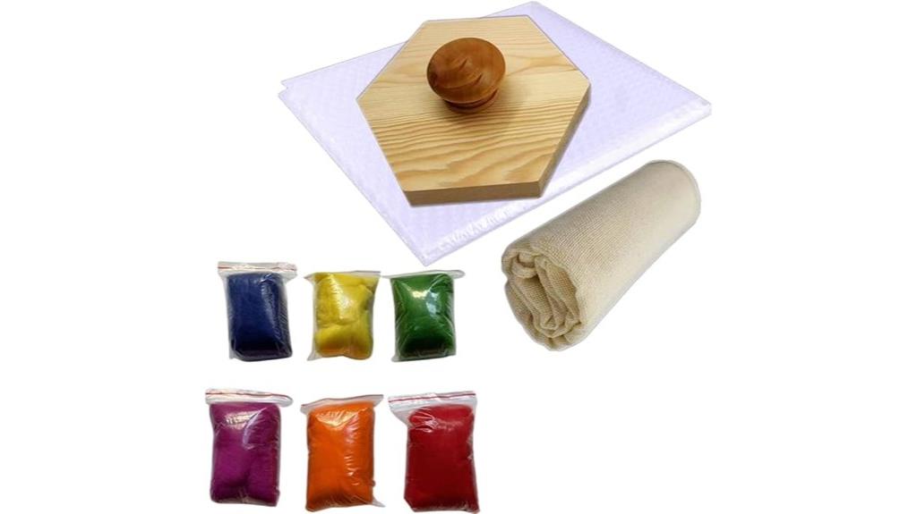wet felting wool kit