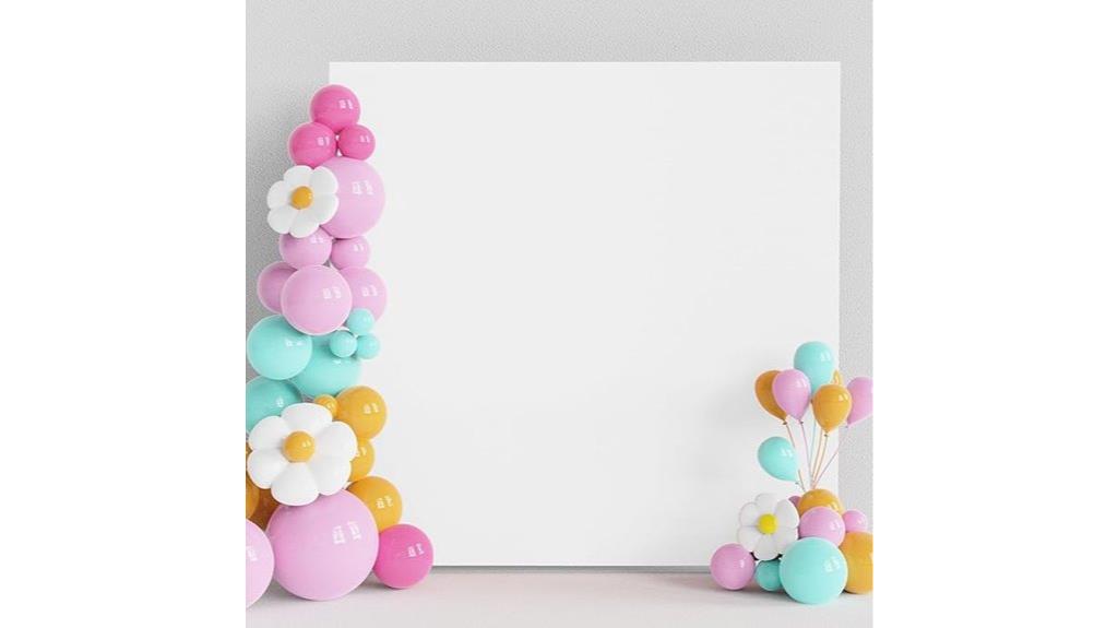 white square wedding backdrop
