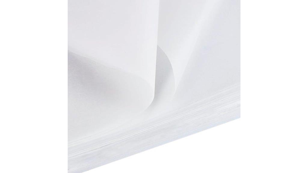 white tissue paper sheets