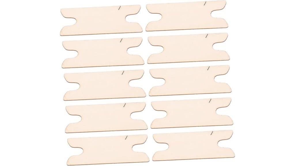 wood weaving shuttle set