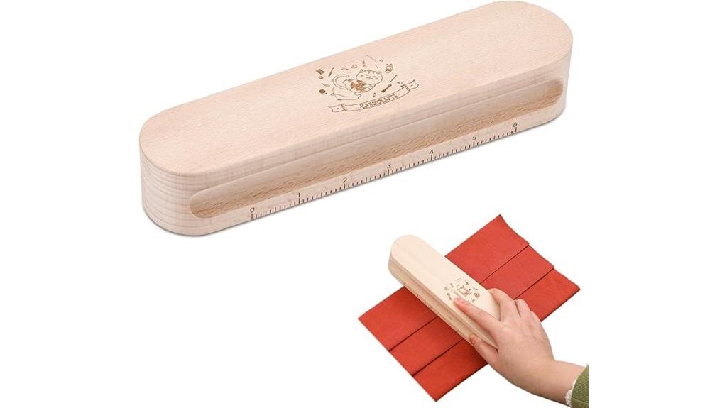 wooden clapper for quilting