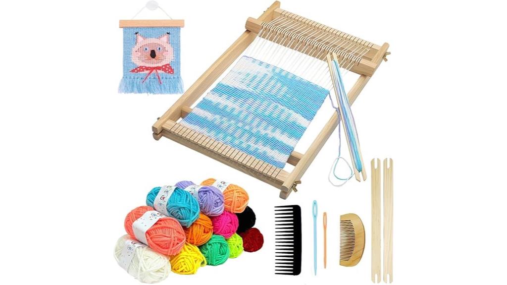 wooden frame weaving kit
