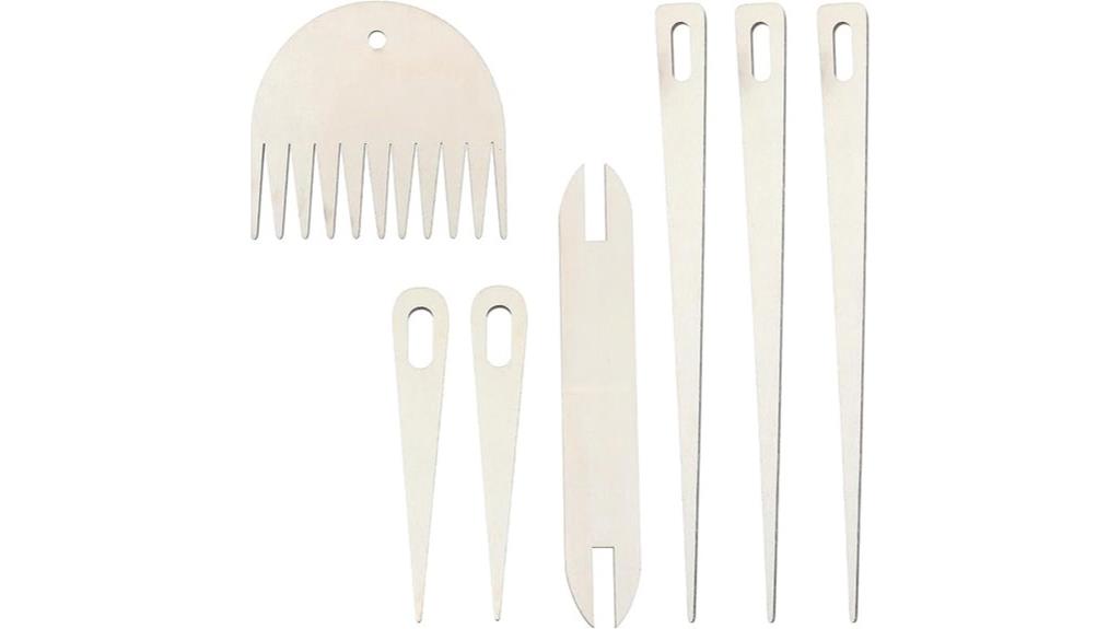 wooden loom stick set