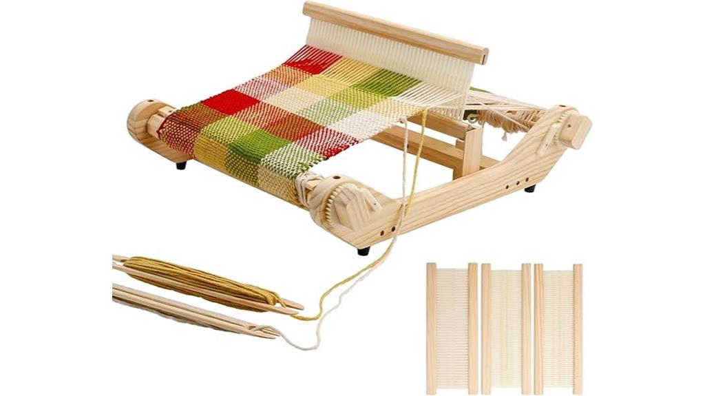 wooden rigid heddle loom