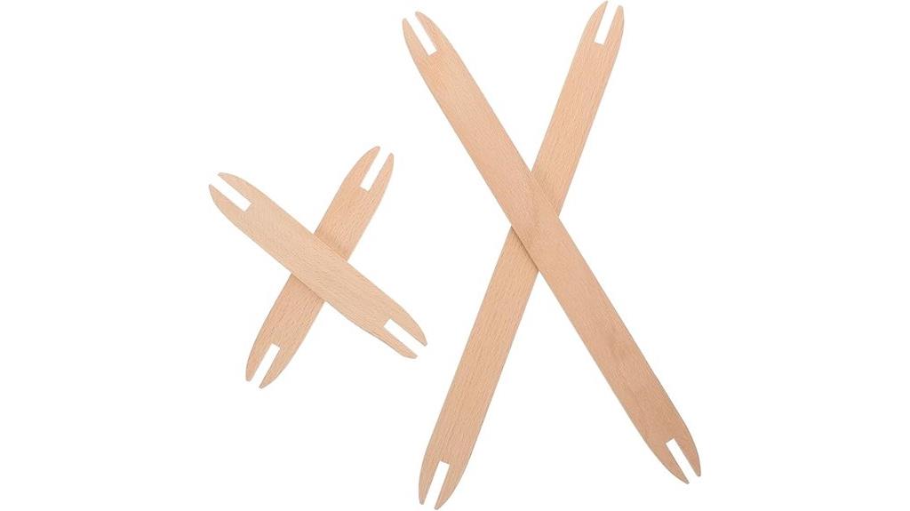 wooden shuttle crochet tapestry