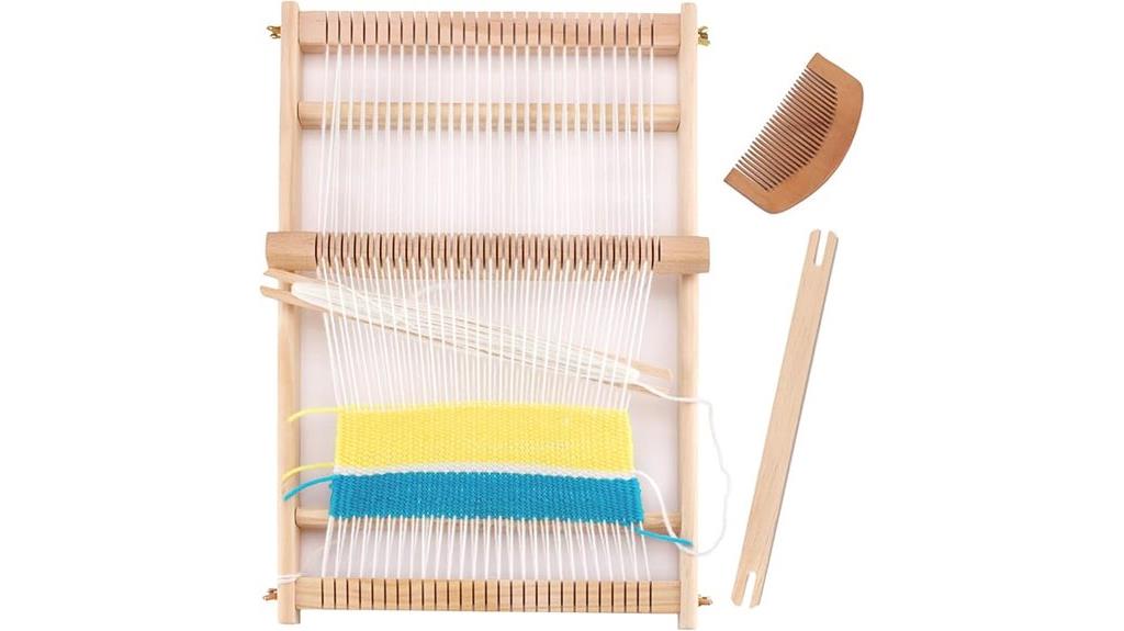 wooden tapestry loom kit
