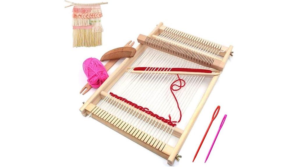 wooden tapestry weaving kit