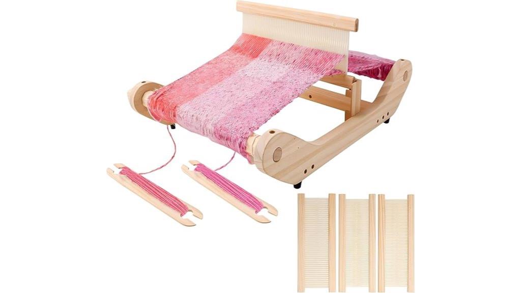 wooden weaving loom kit