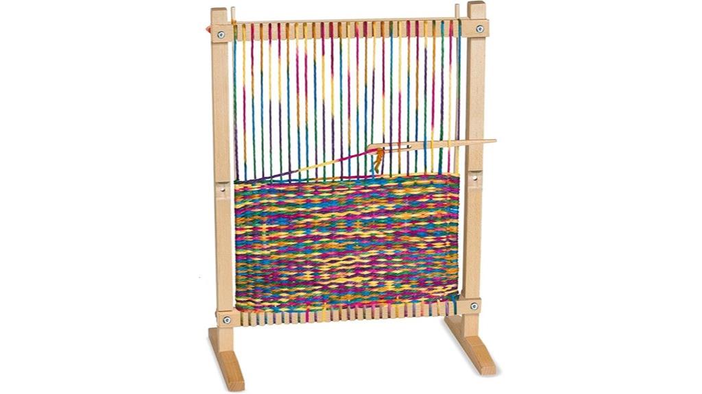 wooden weaving loom kit