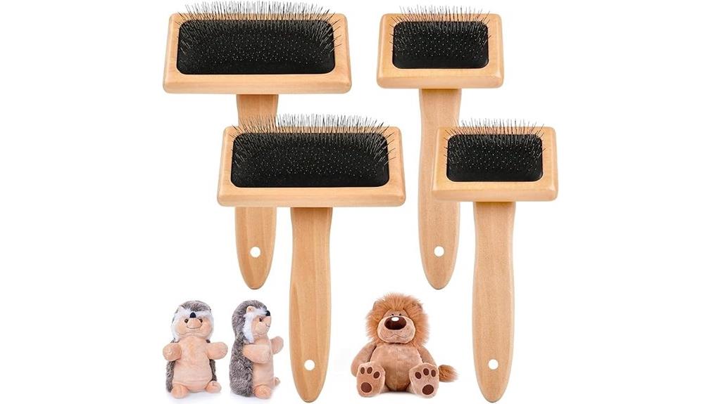 wool carders with handles