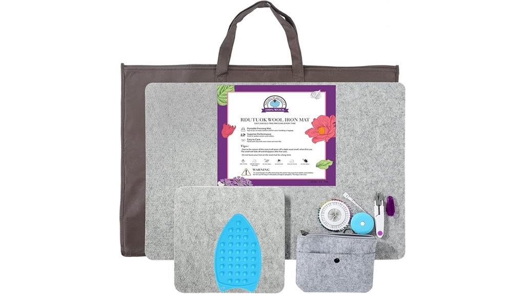 wool quilting sewing mat