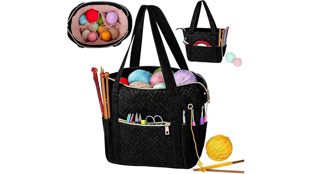yarn crochet bag organizer