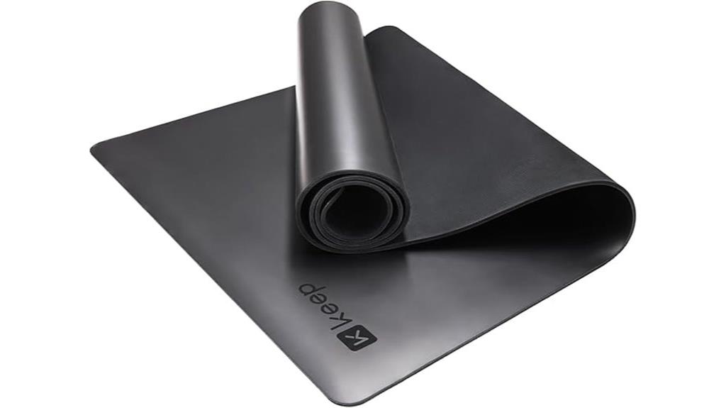 yoga mat with strap
