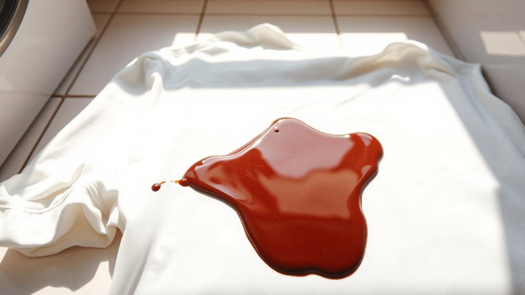 act quickly use cold water